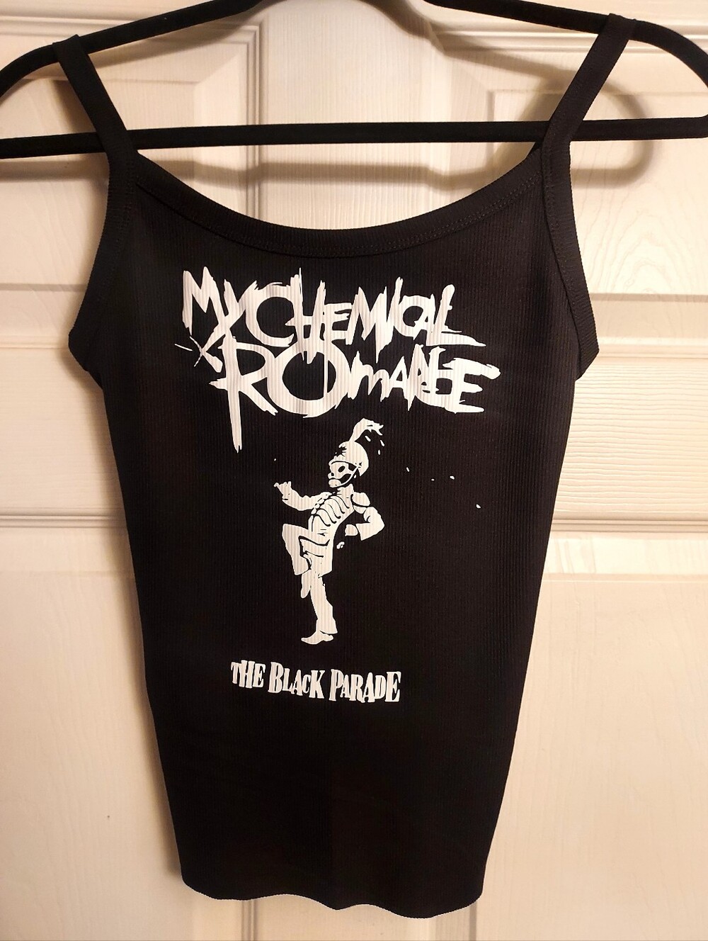 my chemical romance cropped tank top mcr crop top the black parade Xxs To 3x